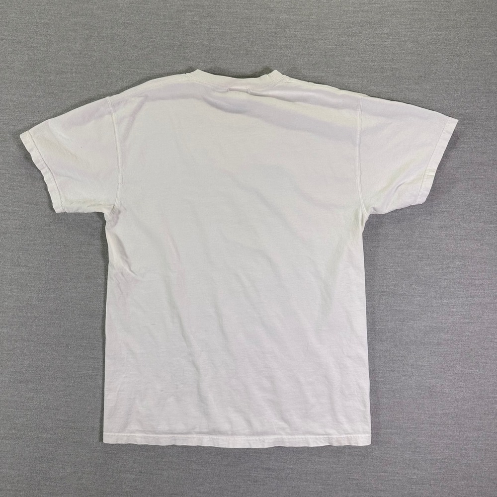 Vintage American Flag 2003 T-Shirt Men's Medium White USA Sonoma Jean Company - Picture 4 of 6